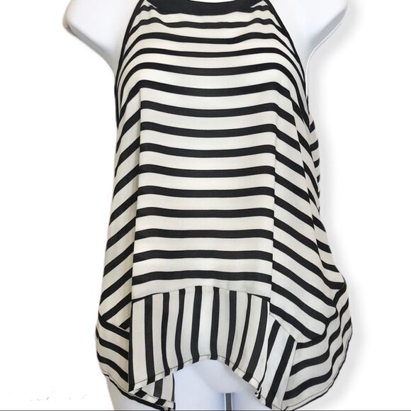 Monteau halter neck drape tank chic casual modern timeless basic minimalist - Picture 1 of 8
